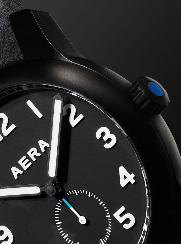 M-1 Blackbird Manual 39mm PVD and Leather Watch - CU