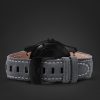 M-1 Blackbird Manual 39mm PVD and Leather Watch - E2
