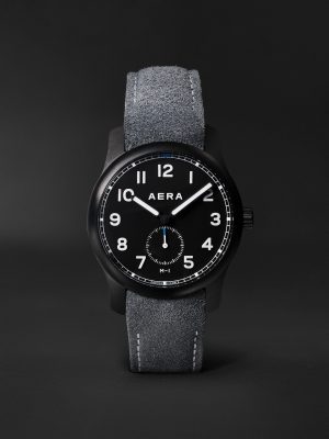 M-1 Blackbird Manual 39mm PVD and Leather Watch M-1 Blackbird Manual 39mm PVD and Leather Watch