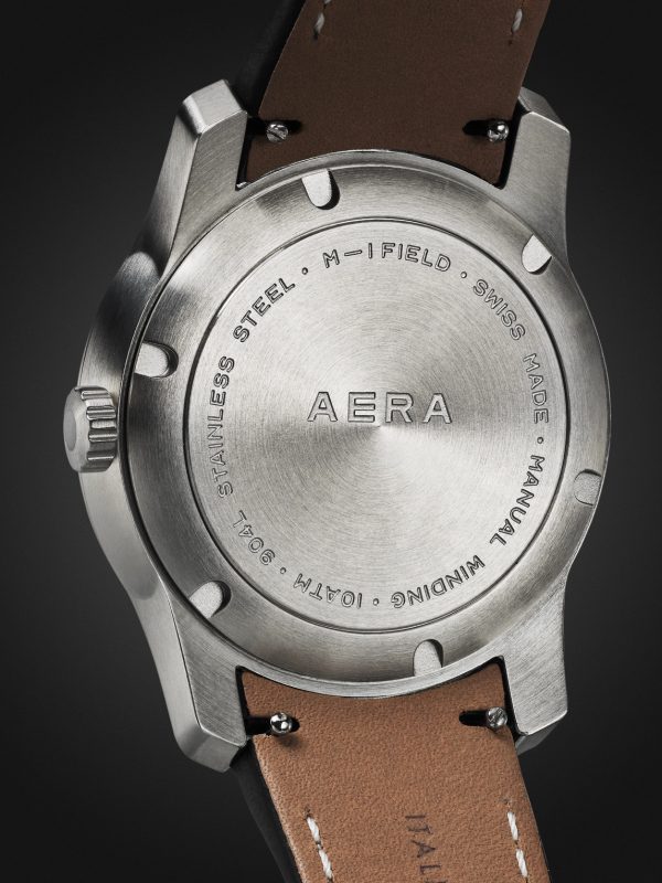 M-1 Field Automatic 39mm Stainless Steel and Suede Watch - BK