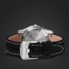 M-1 Field Automatic 39mm Stainless Steel and Suede Watch - E2