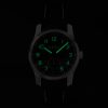 M-1 Field Automatic 39mm Stainless Steel and Suede Watch - E5
