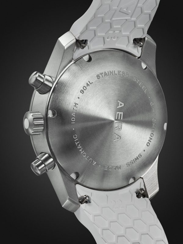 C-1 Cloud Automatic Chronograph 42mm Stainless Steel and Rubber Watch - BK