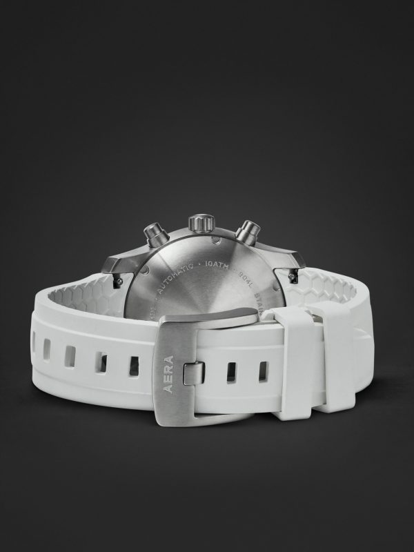 C-1 Cloud Automatic Chronograph 42mm Stainless Steel and Rubber Watch - E2
