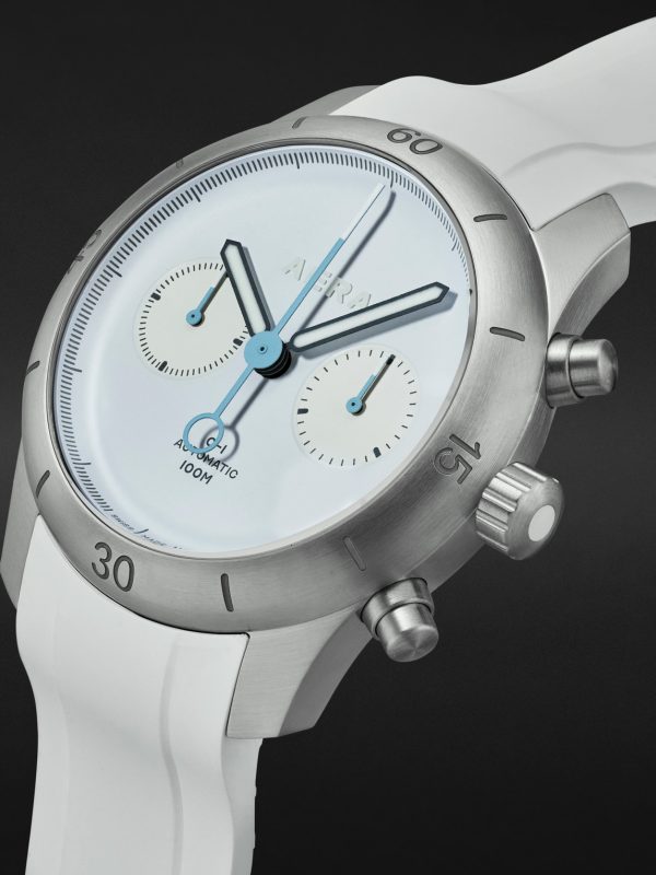 C-1 Cloud Automatic Chronograph 42mm Stainless Steel and Rubber Watch - FR