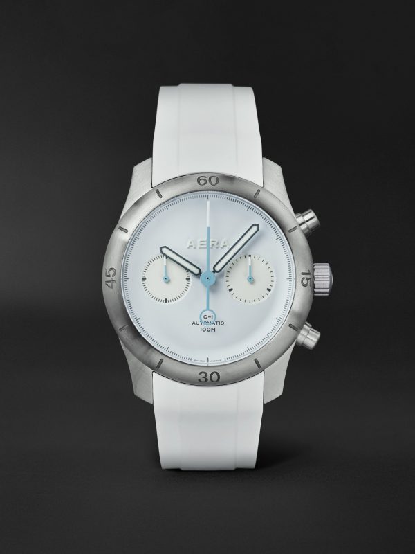 C-1 Cloud Automatic Chronograph 42mm Stainless Steel and Rubber Watch