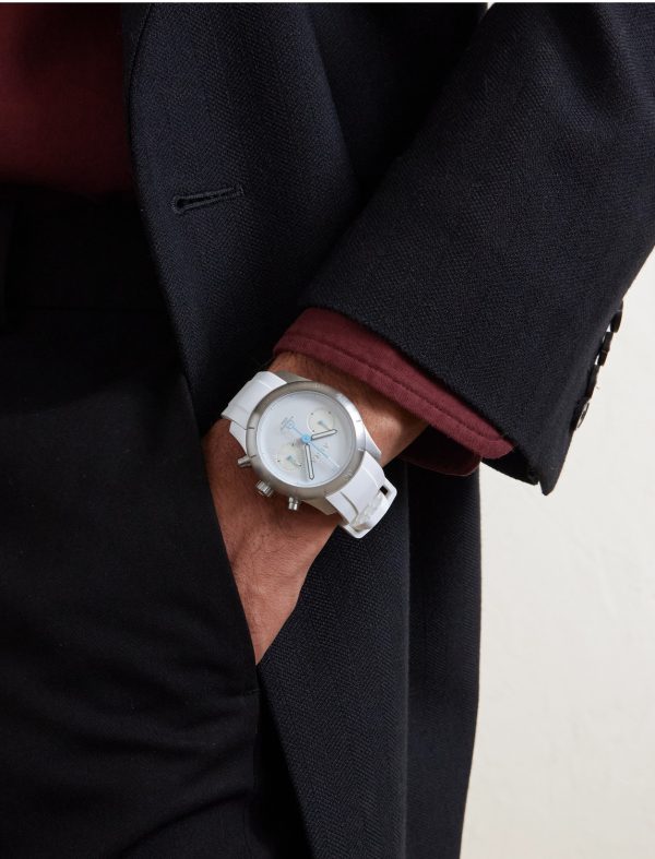 C-1 Cloud Automatic Chronograph 42mm Stainless Steel and Rubber Watch - OU