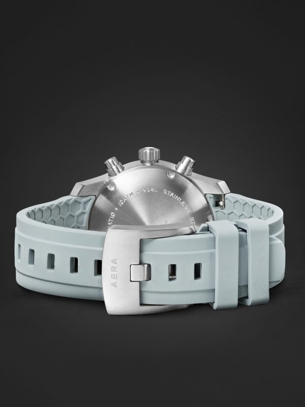 C-1 Chrono Automatic Chronograph 42mm Stainless Steel and Leather Watch - E2 C-1 Chrono Automatic Chronograph 42mm Stainless Steel and Leather Watch - E2