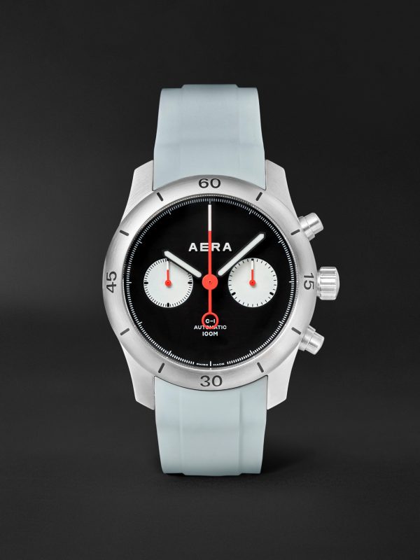 C-1 Chrono Automatic Chronograph 42mm Stainless Steel and Leather Watch C-1 Chrono Automatic Chronograph 42mm Stainless Steel and Leather Watch