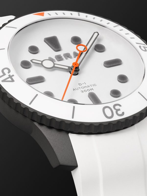 + Todd Snyder D-1 Diver Limited Edition Automatic 44mm Titanium and Rubber Watch - CU + Todd Snyder D-1 Diver Limited Edition Automatic 44mm Titanium and Rubber Watch - CU