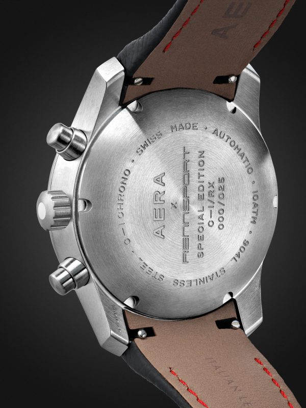C-1 Rennsport Limited Edition Automatic Chronograph 42mm Stainless Steel and Leather Watch - BK
