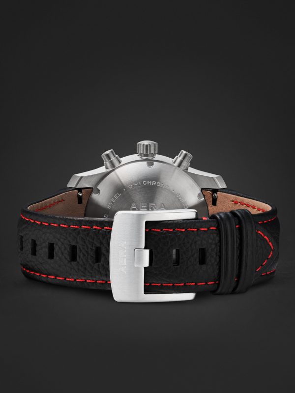 C-1 Rennsport Limited Edition Automatic Chronograph 42mm Stainless Steel and Leather Watch - E2