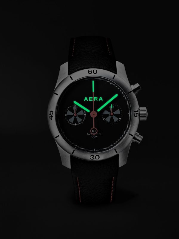 C-1 Rennsport Limited Edition Automatic Chronograph 42mm Stainless Steel and Leather Watch - E5