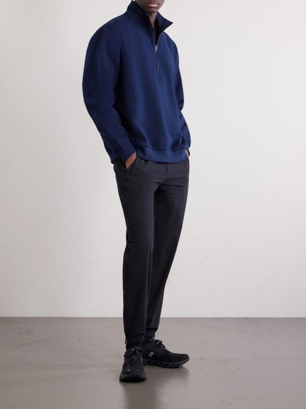 Steady State Cotton-Blend Jersey Half-Zip Sweatshirt - OU Steady State Cotton-Blend Jersey Half-Zip Sweatshirt - OU