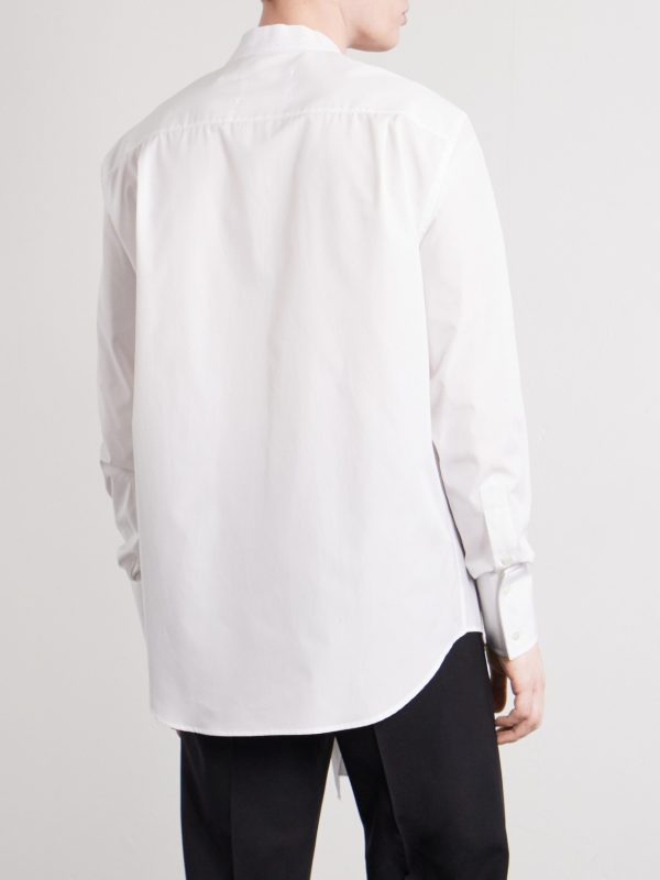 Bow-Detailed Cotton-Poplin Shirt - BK Bow-Detailed Cotton-Poplin Shirt - BK