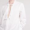 Bow-Detailed Cotton-Poplin Shirt - CU Bow-Detailed Cotton-Poplin Shirt - CU