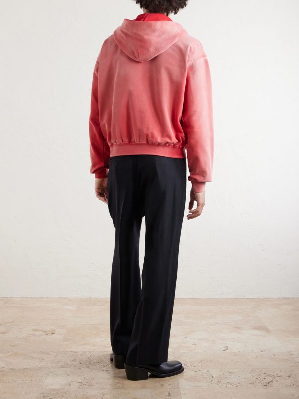 Cotton-Jersey Zip-Up Hoodie - BK Cotton-Jersey Zip-Up Hoodie - BK