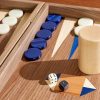 Milos Wood Travel Backgammon Set - CU