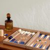 Milos Wood Travel Backgammon Set - OU