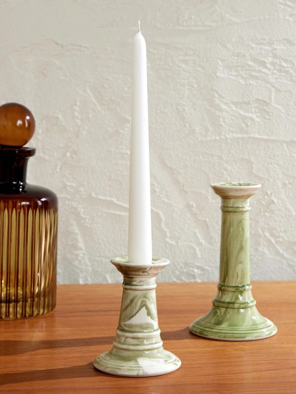 Earthenware Candlestick - OU Earthenware Candlestick - OU