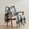 Fringed Checked Alpaca Wool-Blend Bouclé Throw