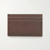 Ophidia Leather-Trimmed Monogrammed Coated-Canvas Cardholder - BK Ophidia Leather-Trimmed Monogrammed Coated-Canvas Cardholder - BK