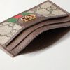 Ophidia Leather-Trimmed Monogrammed Coated-Canvas Cardholder - E1 Ophidia Leather-Trimmed Monogrammed Coated-Canvas Cardholder - E1