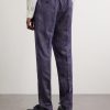 Straight-Leg Linen Trousers - BK Straight-Leg Linen Trousers - BK