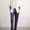 Straight-Leg Linen Trousers - OU Straight-Leg Linen Trousers - OU
