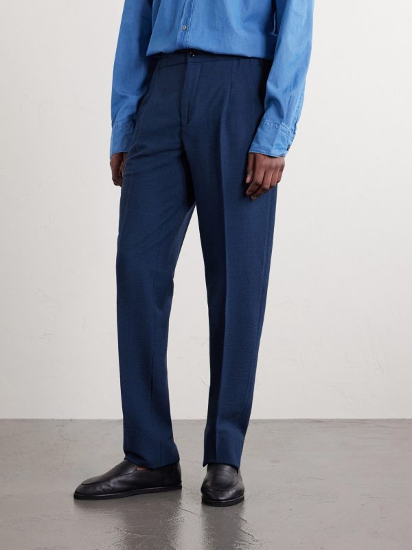 Straight-Leg Linen Trousers - FR Straight-Leg Linen Trousers - FR