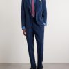 Straight-Leg Linen Trousers - OU Straight-Leg Linen Trousers - OU
