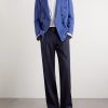 Double-Breasted Linen and Wool-Blend Suit Jacket - OU Double-Breasted Linen and Wool-Blend Suit Jacket - OU