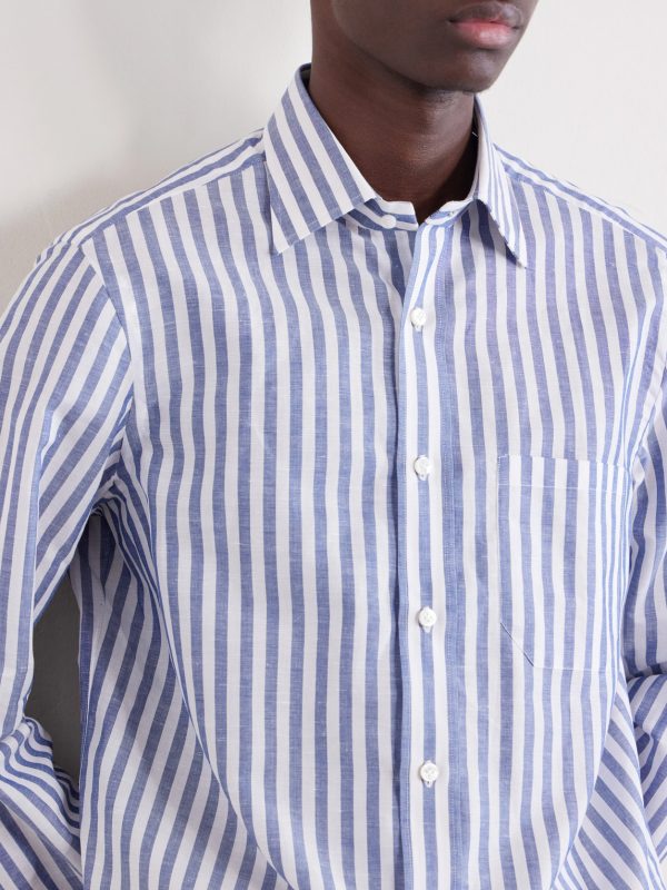 Striped Linen Shirt - CU Striped Linen Shirt - CU