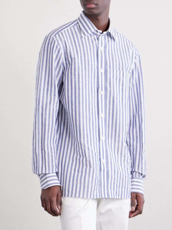 Striped Linen Shirt - FR Striped Linen Shirt - FR