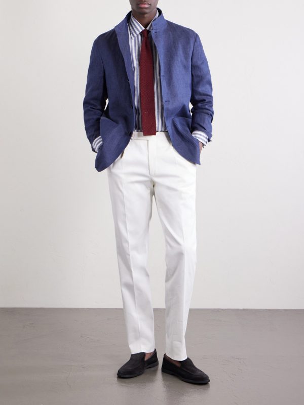 Striped Linen Shirt - OU Striped Linen Shirt - OU