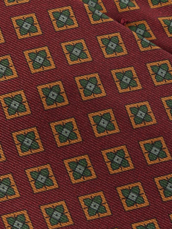 9cm Printed Silk-Twill Tie - E1 9cm Printed Silk-Twill Tie - E1