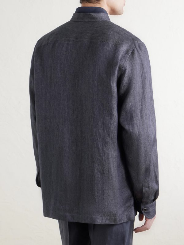 Safari Linen Jacket - BK Safari Linen Jacket - BK