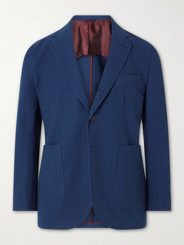 Wool-Blend Single-Breasted Jacket Wool-Blend Single-Breasted Jacket