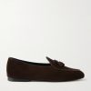 Marphy Tasselled Leather-Trimmed Suede Loafers Marphy Tasselled Leather-Trimmed Suede Loafers