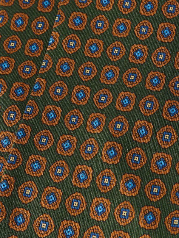 9cm Printed Silk-Twill Tie - E1