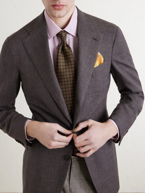 9cm Printed Silk-Twill Tie - OU