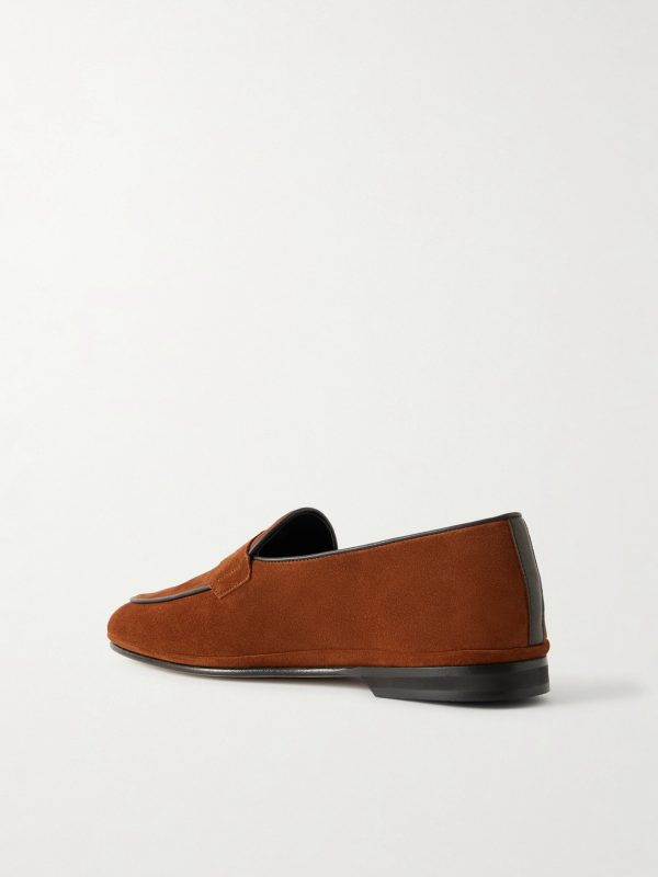 Suede Penny Loafers - BK Suede Penny Loafers - BK