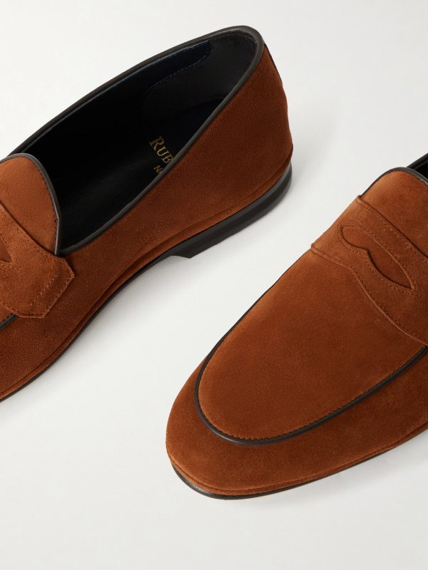 Suede Penny Loafers - CU Suede Penny Loafers - CU