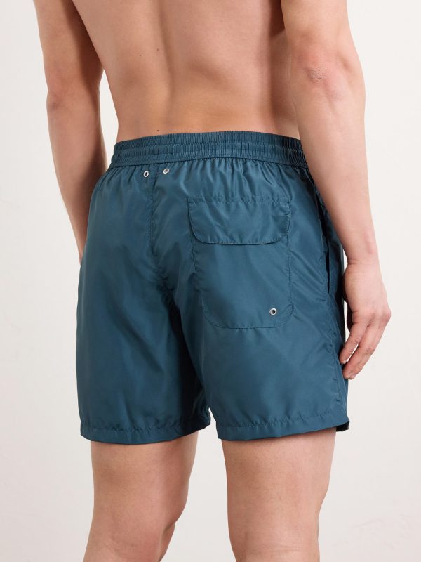 Straight-Leg Swim Shorts - BK Straight-Leg Swim Shorts - BK