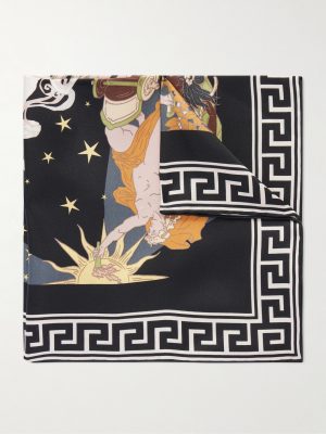 Apollo and Artemis Printed Silk-Satin Scarf Apollo and Artemis Printed Silk-Satin Scarf