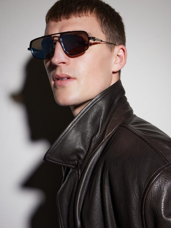 Kalispell Aviator-Style Titanium Sunglasses - BK Kalispell Aviator-Style Titanium Sunglasses - BK