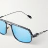 Kalispell Aviator-Style Titanium Sunglasses - CU Kalispell Aviator-Style Titanium Sunglasses - CU