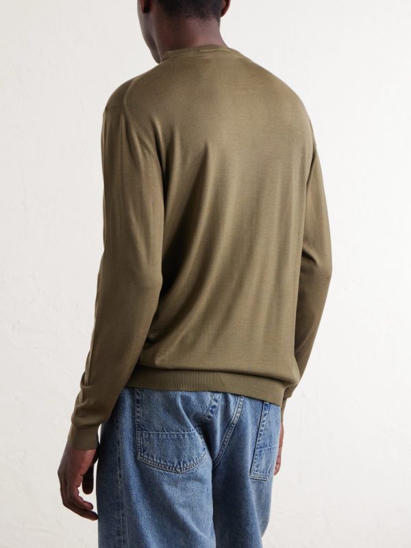 Wool Knit Sweater - BK Wool Knit Sweater - BK