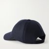 Logo-Embroidered Cashmere Cap - BK Logo-Embroidered Cashmere Cap - BK