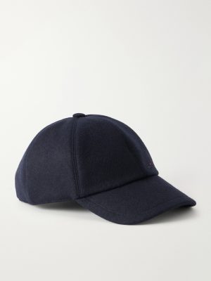 Logo-Embroidered Cashmere Cap Logo-Embroidered Cashmere Cap
